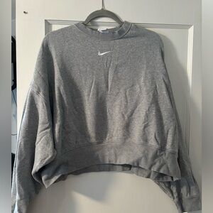 NIKE cropped crewneck
